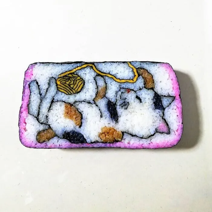Sushi As A Canvas: Takayo Kiyota’s Vivid And Edible Artpieces (71 Pics)