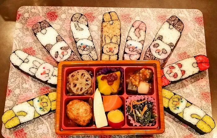 Sushi As A Canvas: Takayo Kiyota’s Vivid And Edible Artpieces (71 Pics)