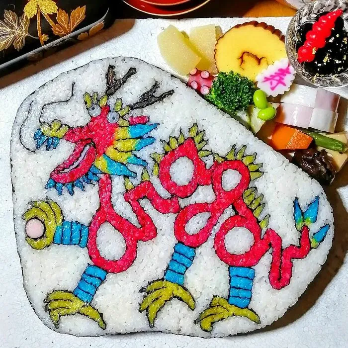 Sushi As A Canvas: Takayo Kiyota’s Vivid And Edible Artpieces (71 Pics)