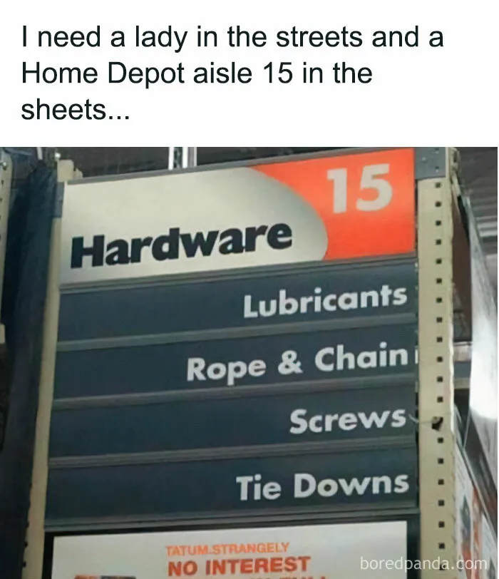 “This Home Depot Aisle Perfectly Sums It All”