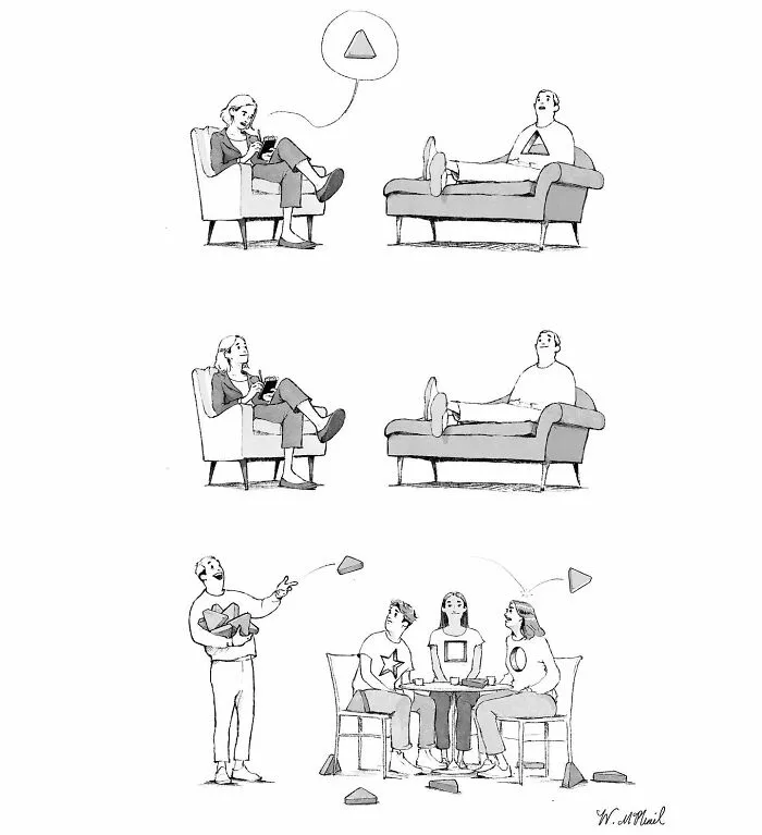50 Hilarious Comics With Unexpected Twists And Turns, By “The New Yorker” Cartoonist (New Pics)