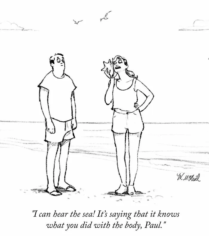 50 Hilarious Comics With Unexpected Twists And Turns, By “The New Yorker” Cartoonist (New Pics)