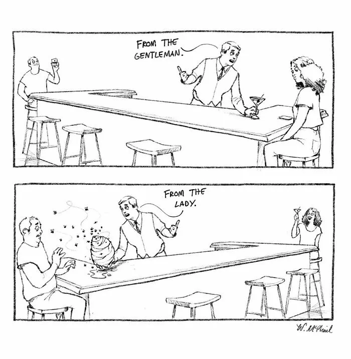 50 Hilarious Comics With Unexpected Twists And Turns, By “The New Yorker” Cartoonist (New Pics)