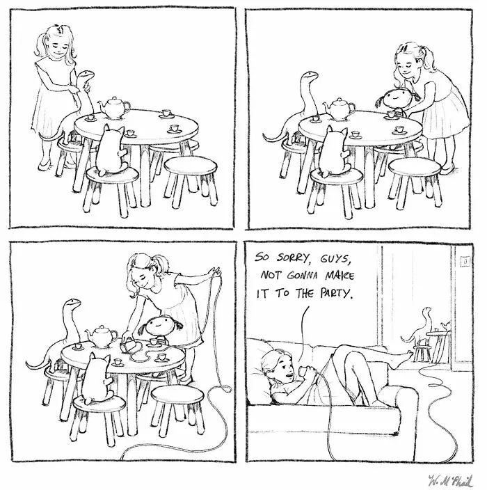 50 Hilarious Comics With Unexpected Twists And Turns, By “The New Yorker” Cartoonist (New Pics)