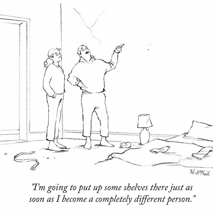 50 Hilarious Comics With Unexpected Twists And Turns, By “The New Yorker” Cartoonist (New Pics)