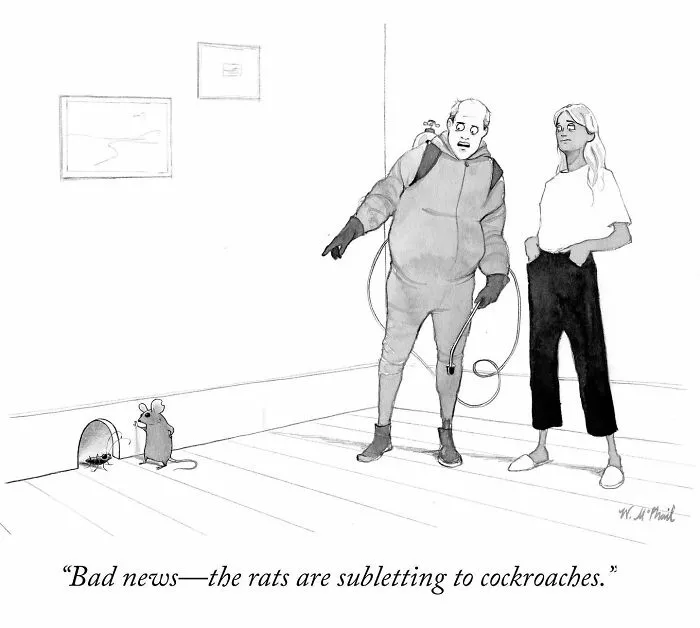 50 Hilarious Comics With Unexpected Twists And Turns, By “The New Yorker” Cartoonist (New Pics)