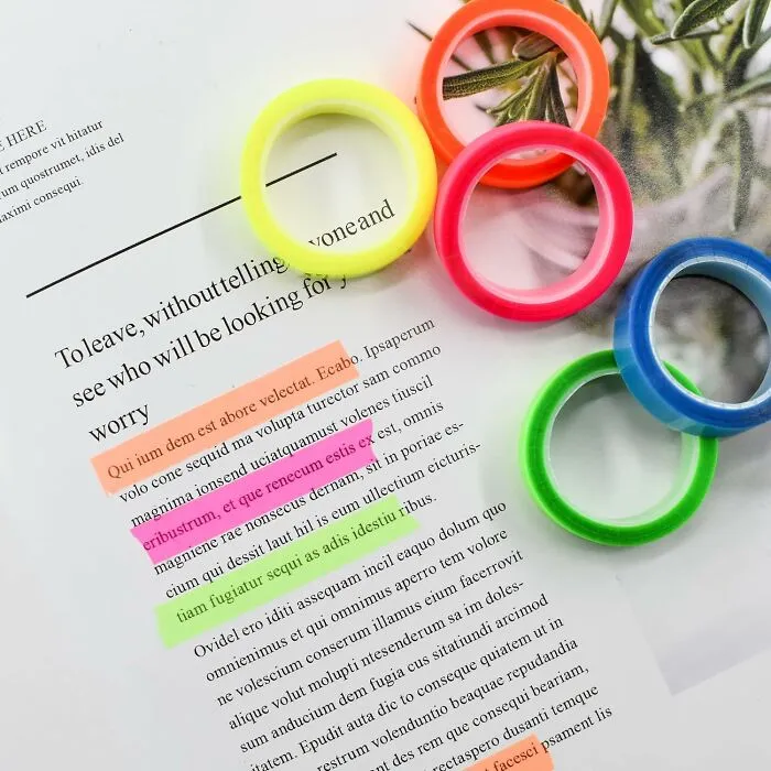 Throw Some Shade To Dull Notes With <a Style="Display:inline;" Href="Https://Www.amazon.com/Vanra-Highlighter-Transparent-Removable-Fluorescent/Dp/B0b8gscdq3?pf_rd_p=4e02c317-F7e7-4328-B802-2b5ede17f5aa&pf_rd_r=24eg5cwm4ch10szvs7ey&sr=1-12-192b02b6-65b4-4c33-B0d4-3c7d9efb10cd&linkcode=ll1&tag=bpant-20&linkid=6999fb9384b6cbf8adf6633af39c8371&language=en_us&ref_=as_li_ss_tl " Target="_blank">     <span Style="Font:inherit;color:#d74b1f;"> Fluorescent Tags</Span>