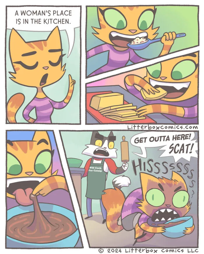 Capturing The Chaos Of Family Life In My Latest Cat Comics (20 New Pics)