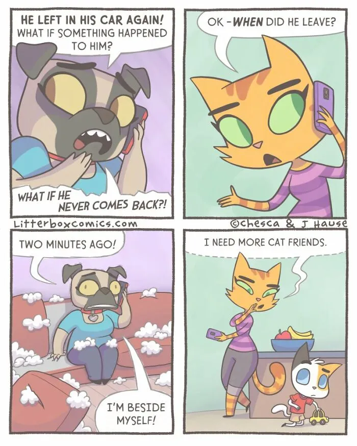 Capturing The Chaos Of Family Life In My Latest Cat Comics (20 New Pics)