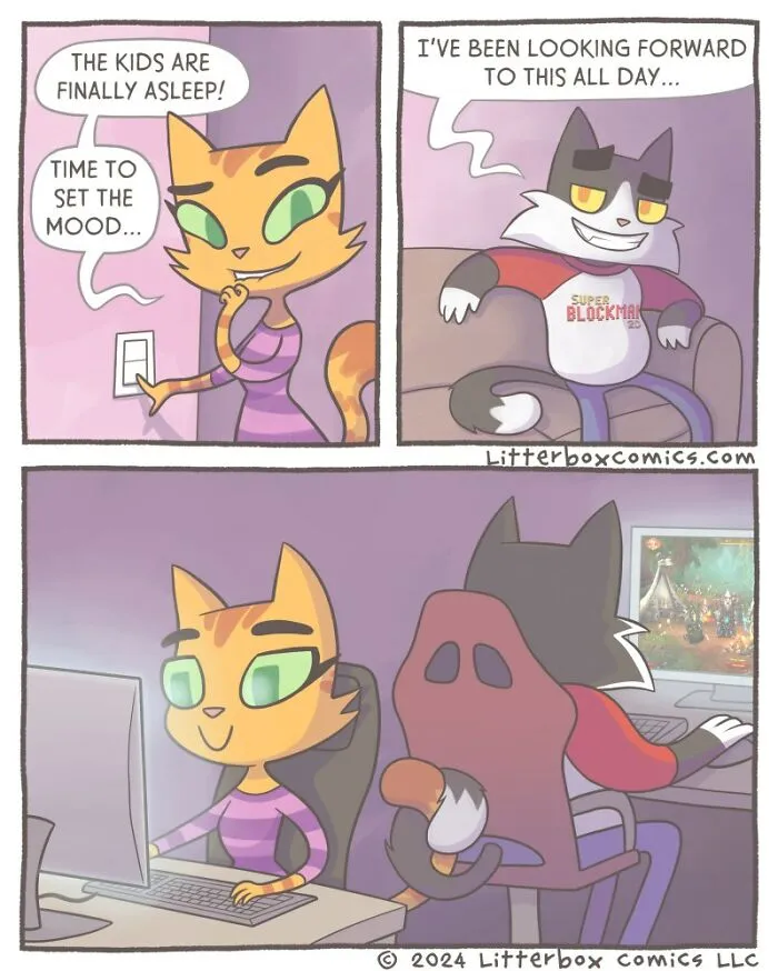 Capturing The Chaos Of Family Life In My Latest Cat Comics (20 New Pics)