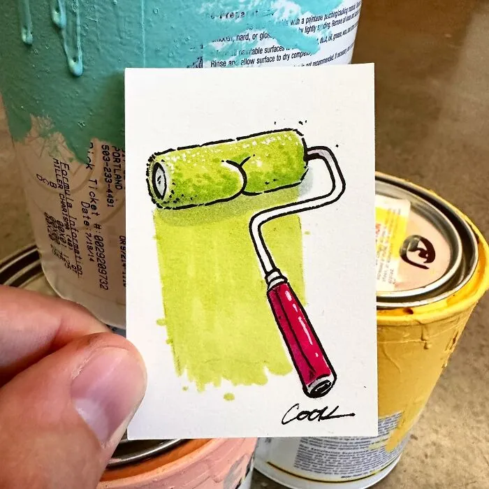 Brian Cook’s Cheeky Drawings Might Make Your Day (35 Pics)