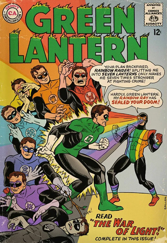 This Artist Created 26 Hilarious Vintage Makeovers Of DC And Marvel Comic Book Covers
