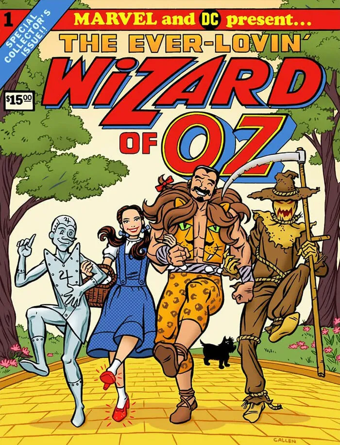 This Artist Created 26 Hilarious Vintage Makeovers Of DC And Marvel Comic Book Covers