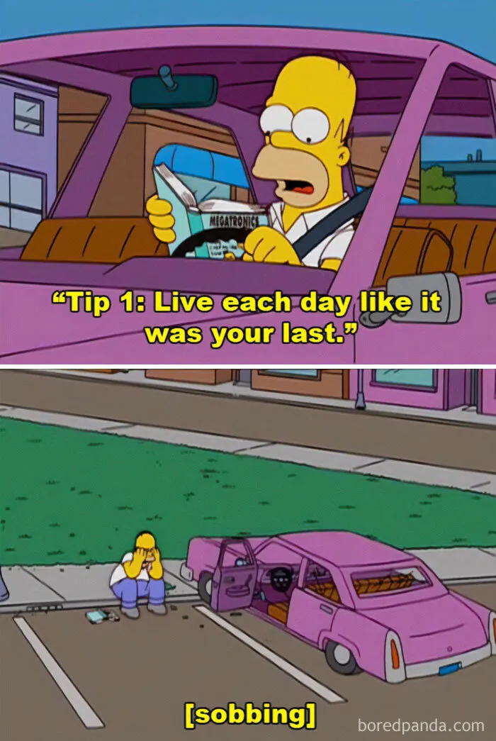 “When You Take Advice Literally”