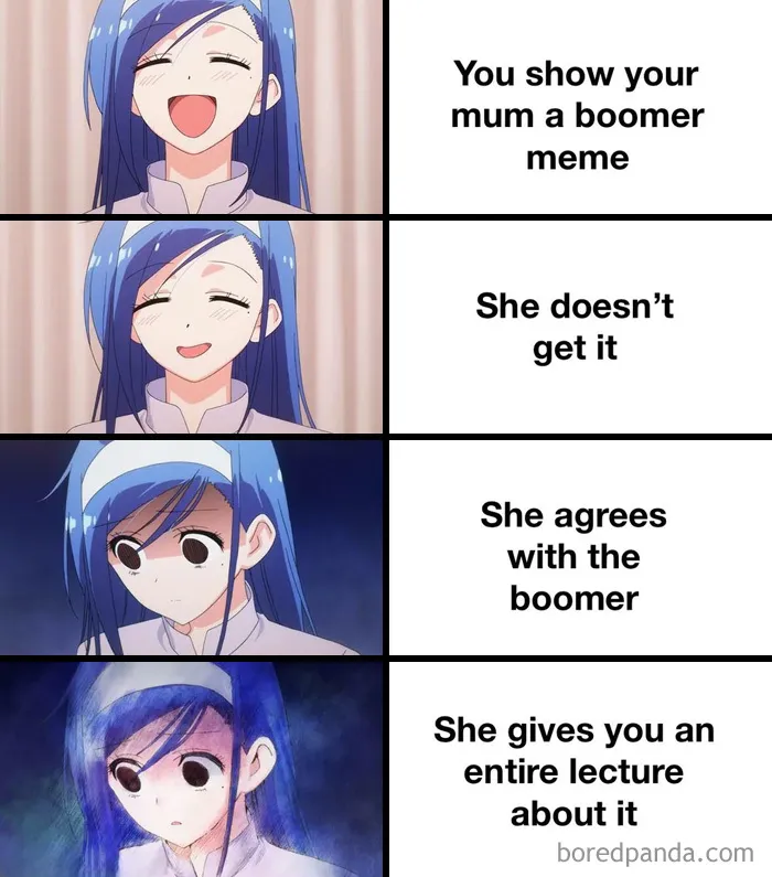 “When Trying to Share Memes with Your Mom Backfires Completely”