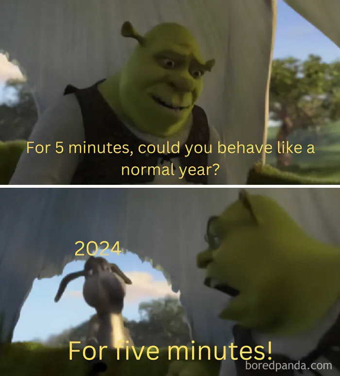 “Can’t 2024 Just Be Normal?!”