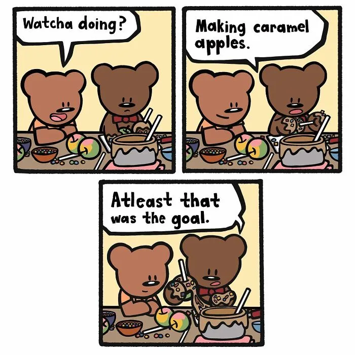 “Theo And Ted”:  30 Bear-y Funny Comics By Wendi Pilling