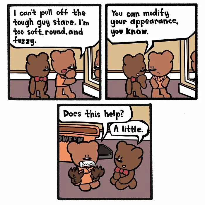 “Theo And Ted”:  30 Bear-y Funny Comics By Wendi Pilling