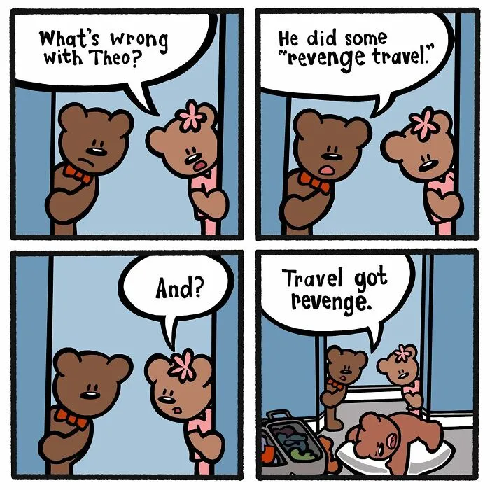 “Theo And Ted”:  30 Bear-y Funny Comics By Wendi Pilling