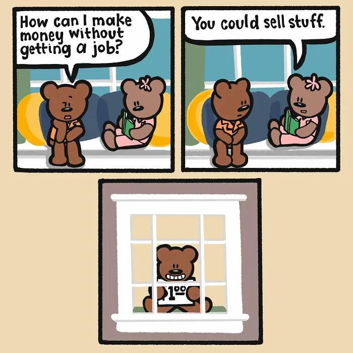 “Theo And Ted”:  30 Bear-y Funny Comics By Wendi Pilling