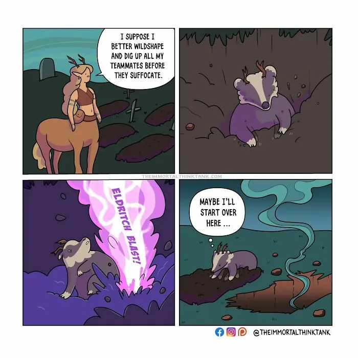 Parenting And Fantasy Gaming Collide In 35 New Comics By This Artist
