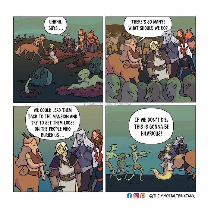 Parenting And Fantasy Gaming Collide In 35 New Comics By This Artist