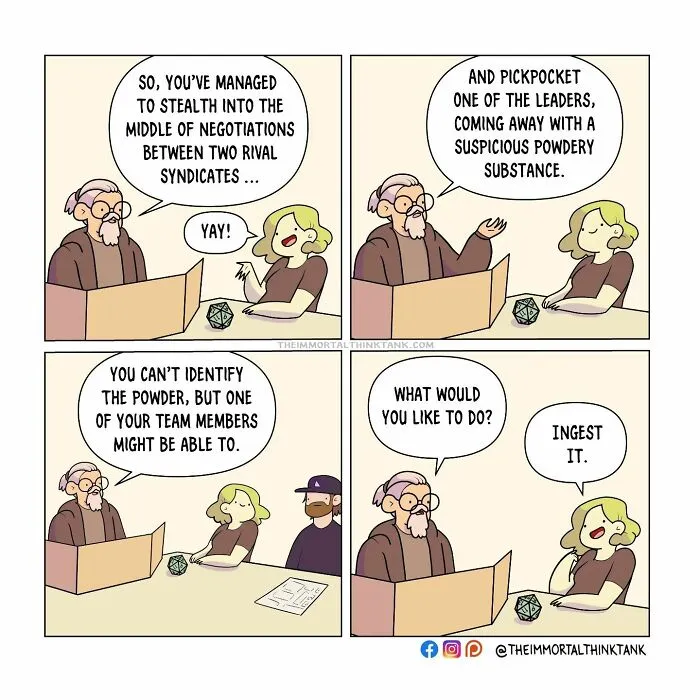 Parenting And Fantasy Gaming Collide In 35 New Comics By This Artist