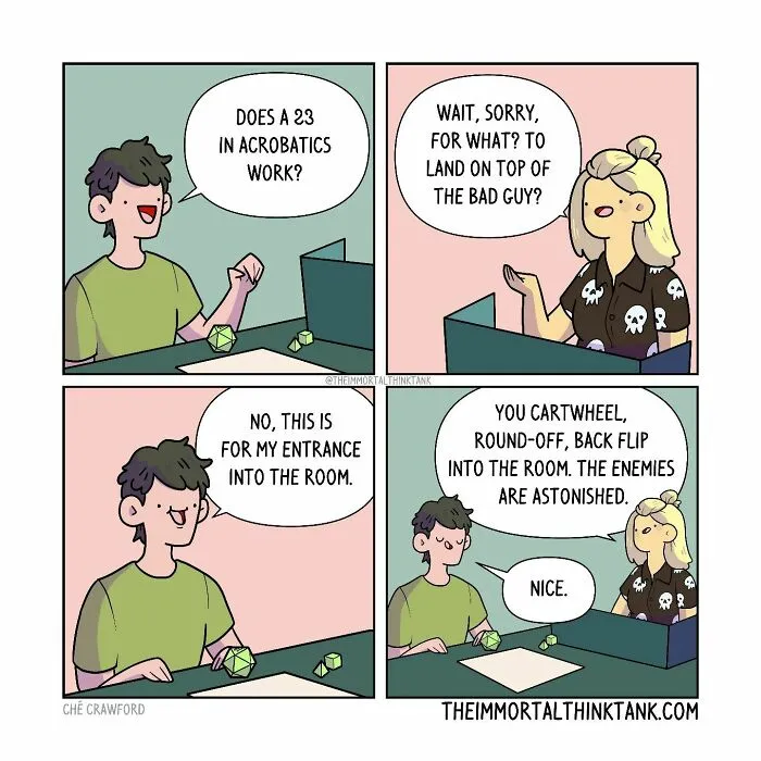 Parenting And Fantasy Gaming Collide In 35 New Comics By This Artist