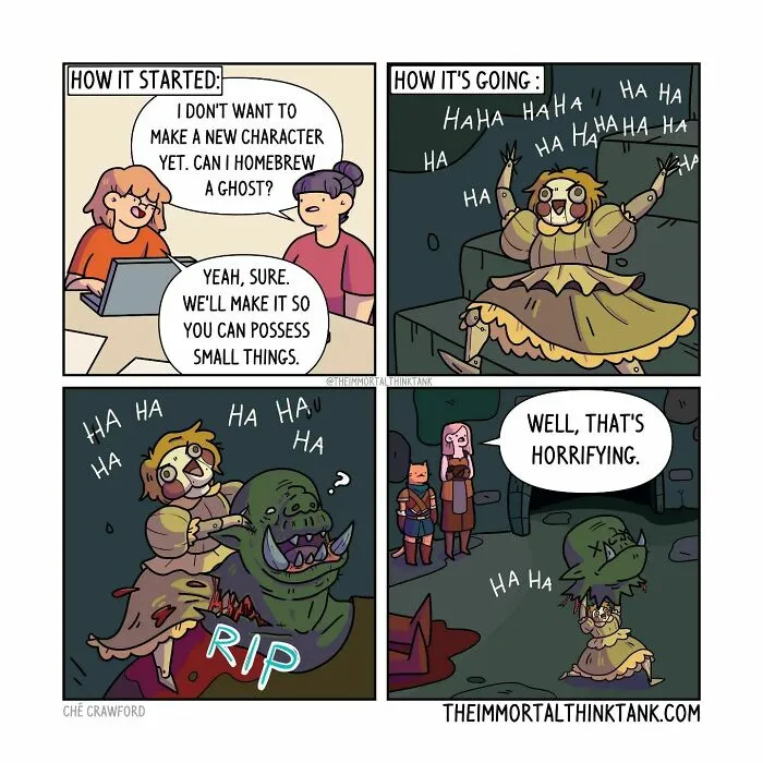 Parenting And Fantasy Gaming Collide In 35 New Comics By This Artist