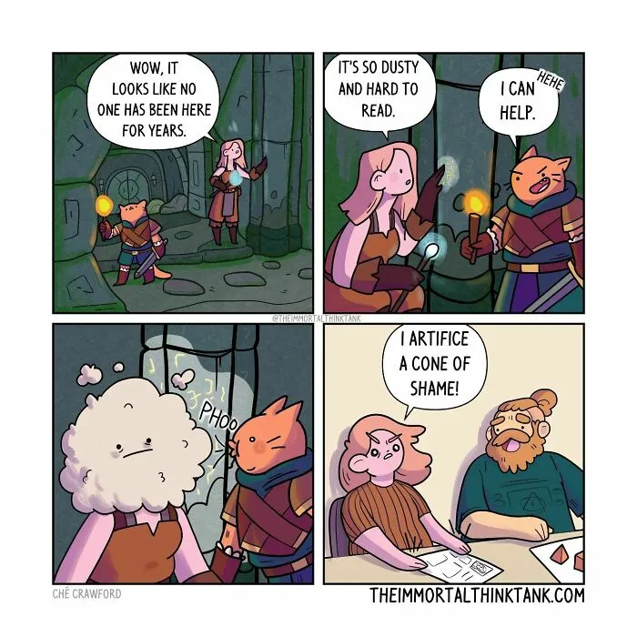 Parenting And Fantasy Gaming Collide In 35 New Comics By This Artist