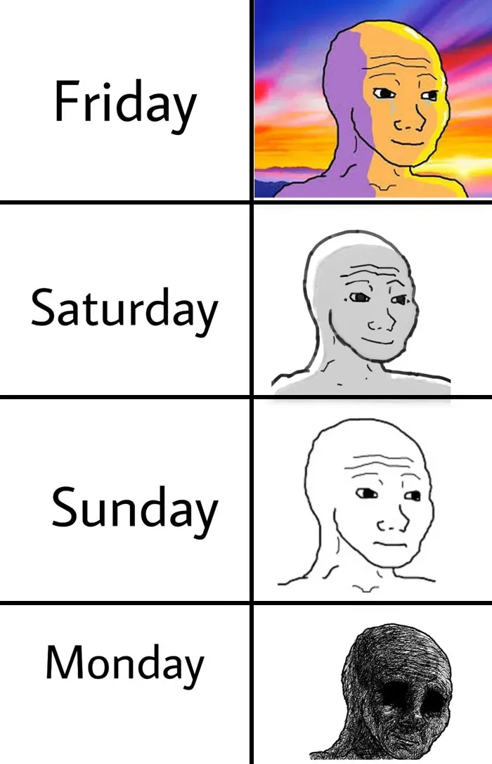 Friday to Monday Transition