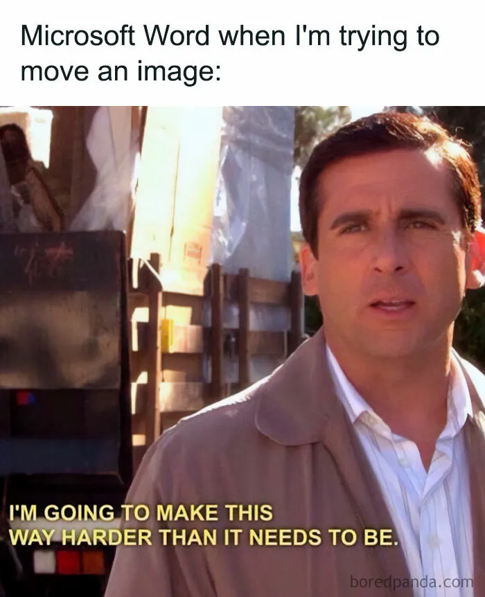 Moving an Image Like Michael Scott