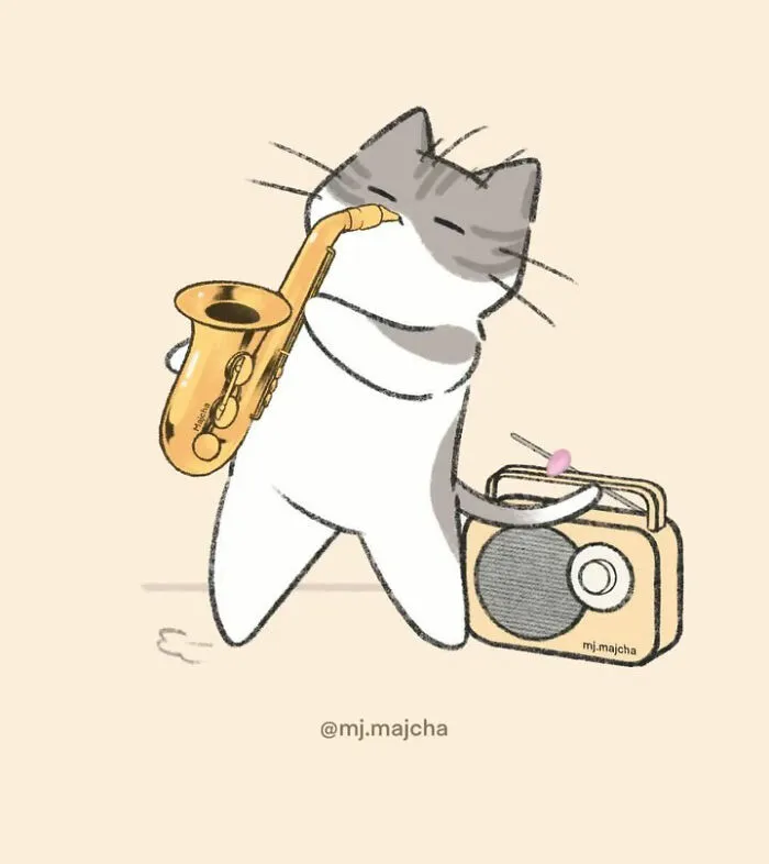 20 Cat Drawings By Mj.Majcha That Are Probably One Of The Cutest Things On The Internet