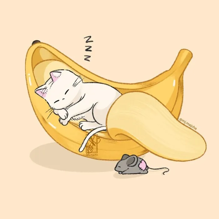 20 Cat Drawings By Mj.Majcha That Are Probably One Of The Cutest Things On The Internet