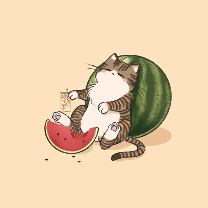 20 Cat Drawings By Mj.Majcha That Are Probably One Of The Cutest Things On The Internet