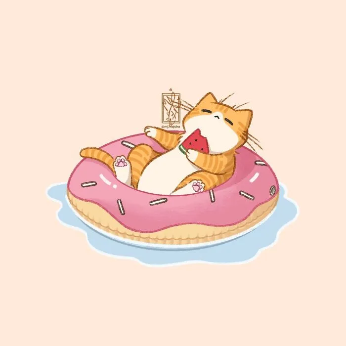 20 Cat Drawings By Mj.Majcha That Are Probably One Of The Cutest Things On The Internet
