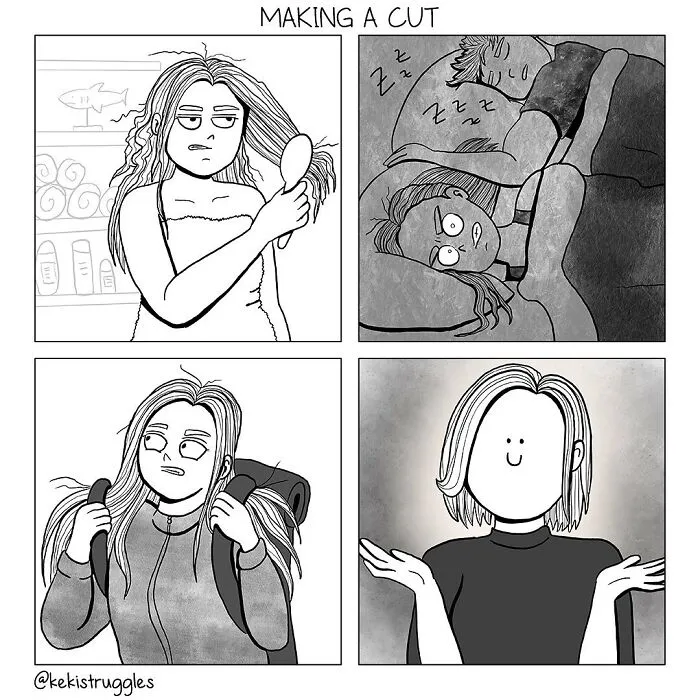 Life And Everyday Struggles: 27 Comics By Keki Struggles