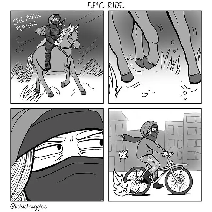 Life And Everyday Struggles: 27 Comics By Keki Struggles