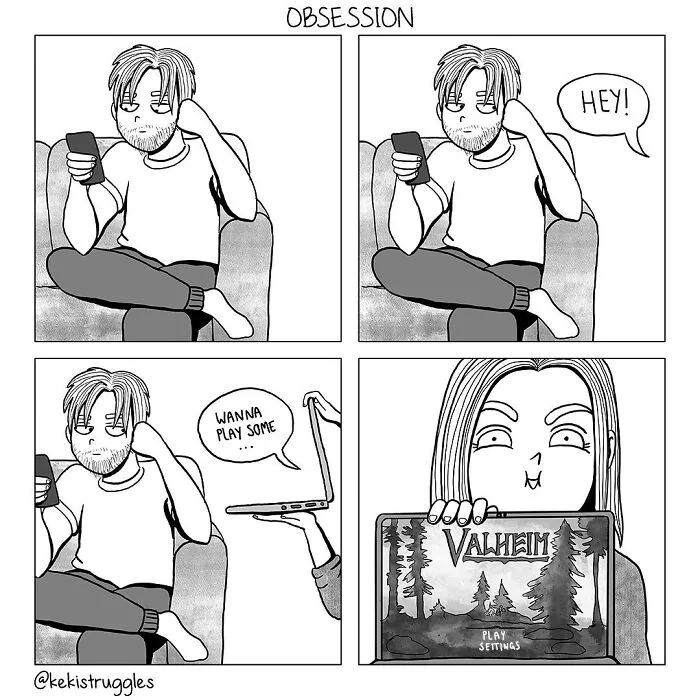 Life And Everyday Struggles: 27 Comics By Keki Struggles