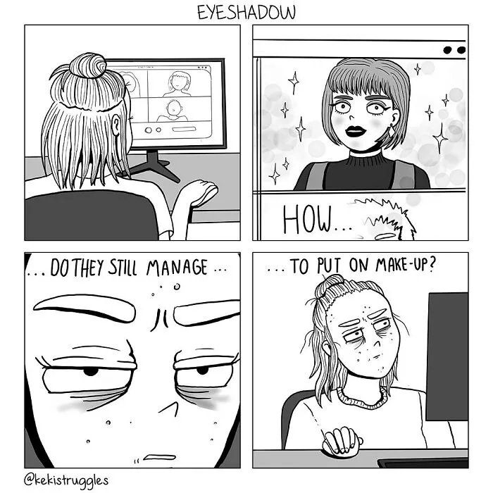 Life And Everyday Struggles: 27 Comics By Keki Struggles