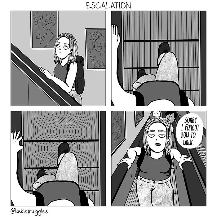 Life And Everyday Struggles: 27 Comics By Keki Struggles