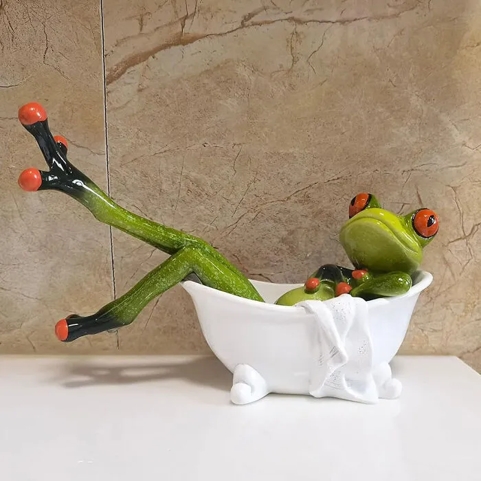 This <a Style="Display:inline;" Href="Https://Www.amazon.com/Vvgifts-Figurines-Creative-Sculpture-Decoration/Dp/B0b7734fm3?dib=eyj2ijoimsj9.gscey8prsgcmyqc8b5aynusj6ih-Q55f5a1thibb60n7yskm9c5nbiudypaeumbu8ocfgfj7suajm5axo08qdwuawilrmilmofdiiyv1-Kpiu8k99x1nw952pnzepfdy28ko4gfnbu9gci--X1czoemb4vab2vopd9qw-4euylr2byrepnv6ervkfgovi3pcvm522swweg3extm3khkxpldfyc2ptzxlniohvsvtc8wjzoghhonnjkbkp-On0ev5vyxr_cfu8wund7v2hbcucjgrgzhfngwweagkoz87mma.npgnthnnq8p9zrzxjs1z97eurilhlx2idf7hf7j14-G&dib_tag=se&keywords=funny%2bhome%2bdecor&qid=1723014091&sr=8-194&th=1&linkcode=ll1&tag=bpalpaca-20&linkid=4bb261c9ecf5ff0f80b462fb5371dd12&language=en_us&ref_=as_li_ss_tl" Target="_blank"><span Style="Font: Inherit; Color: #d74b1f;"> Resin Frog Statue</Span> Is A Delightful Reminder To Take A Moment For Yourself And Enjoy The Simple Pleasures Of A Relaxing Bath