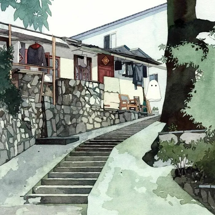 36 Elegant And Detailed Watercolor Paintings By GEGYjiji
