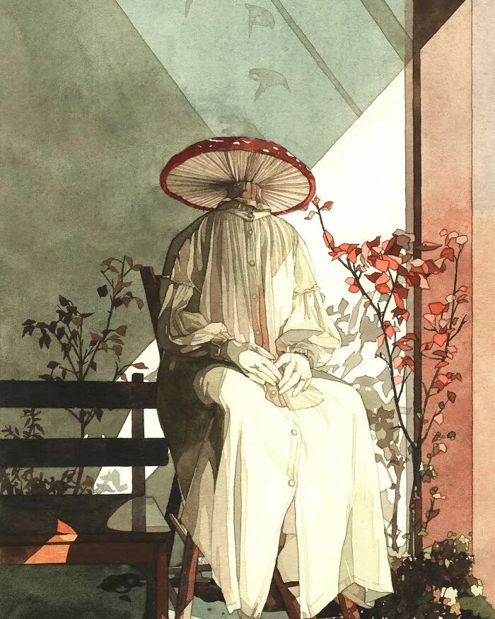 36 Elegant And Detailed Watercolor Paintings By GEGYjiji