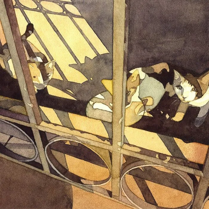 36 Elegant And Detailed Watercolor Paintings By GEGYjiji