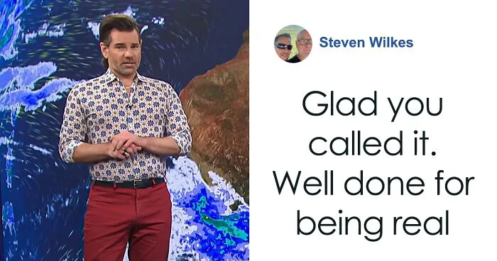 Viewers Impressed With Weatherman’s Handling Of Panic Attack On Live TV
