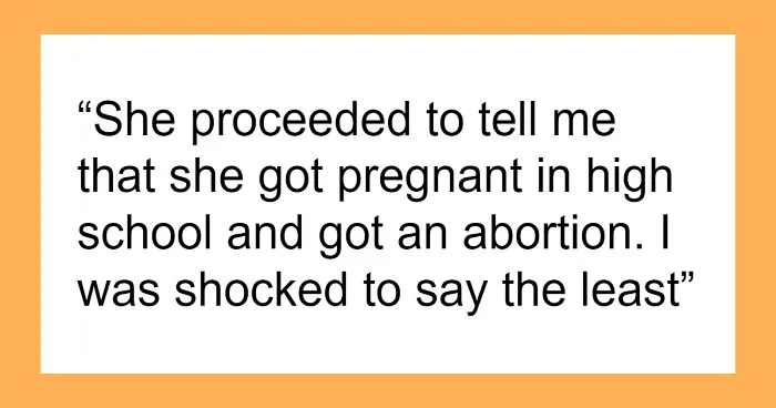 Pro-Choice Man Shocked To Find That Wife Had An Abortion When They Dated In High School