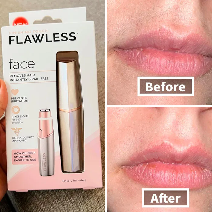 This Sleek, Discreet <a Style="Display:inline;" Href="Https://Www.amazon.com/Gp/Product/B0cct1f19x?th=1&linkcode=ll1&tag=bplion-20&linkid=d7c496d102e95db1769fb532413095a1&language=en_us&ref_=as_li_ss_tl" Target="_blank"><span Style="Font: Inherit; Color: #d74b1f;"> Finishing Touch Flawless Facial Hair Remover</Span> Is Like A Magic Eraser For Unwanted Peach Fuzz, Leaving Your Skin Silky Smooth And Makeup-Ready In Seconds