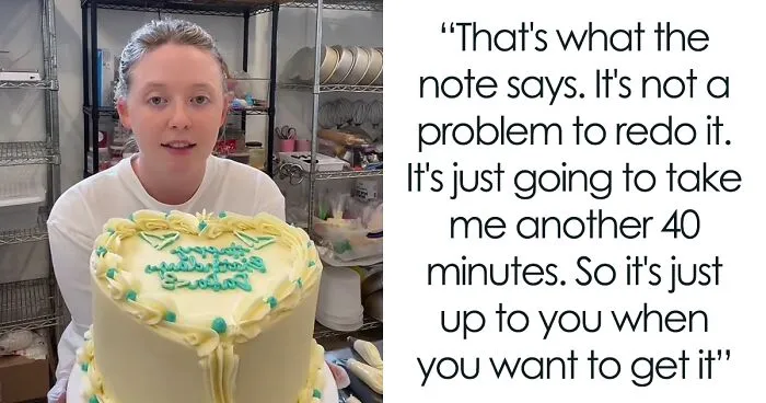 TikToker Snags Over 13M Views After Her Live Cake Decoration Gets Corrected By The Watching Client 