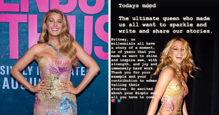 Blake Lively Wears Britney Spears' ‘Actual’ Dress To It Ends With Us Premiere: "It Should Be in the Smithsonian"